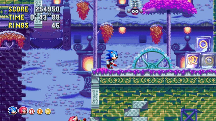 2017 年发售的复古 2D 新作《索尼克：狂热》