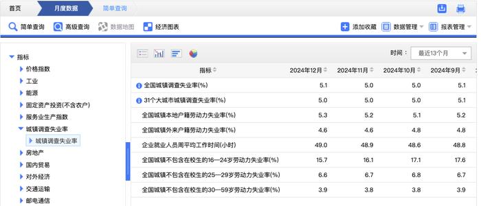 天猫精选：管家婆天天好资料大全-国家统计局发布2024年12月份分年龄组失业率数据