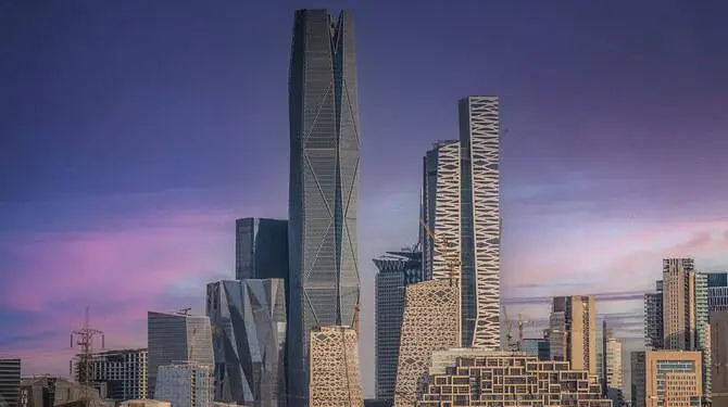 注：位于KAFD的PIF大楼（最高楼）