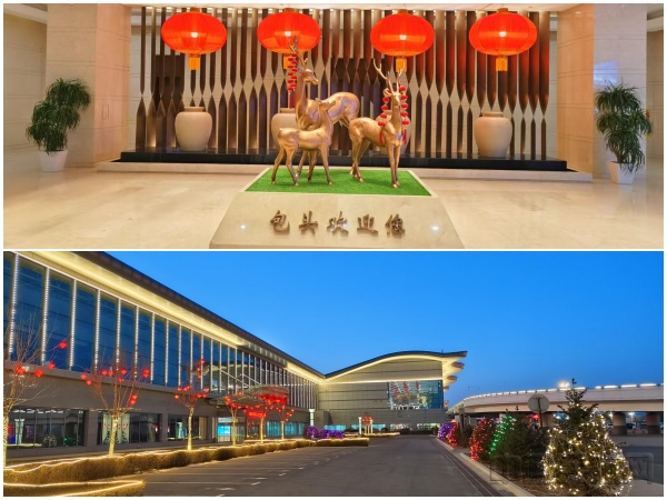 贵宾区域亮化景观（本文图片均由张敏拍摄）