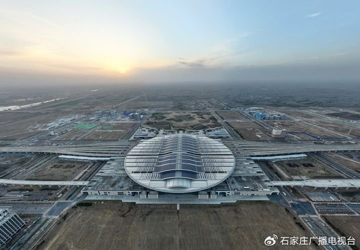 这是京雄城际铁路雄安站（2024年3月29日摄）。新华社记者 牟宇 摄