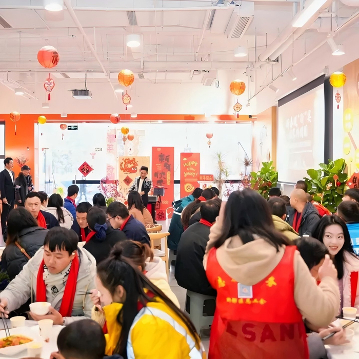 职工代表吃团年饭