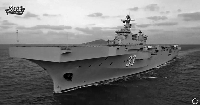 安徽舰（视频截图）