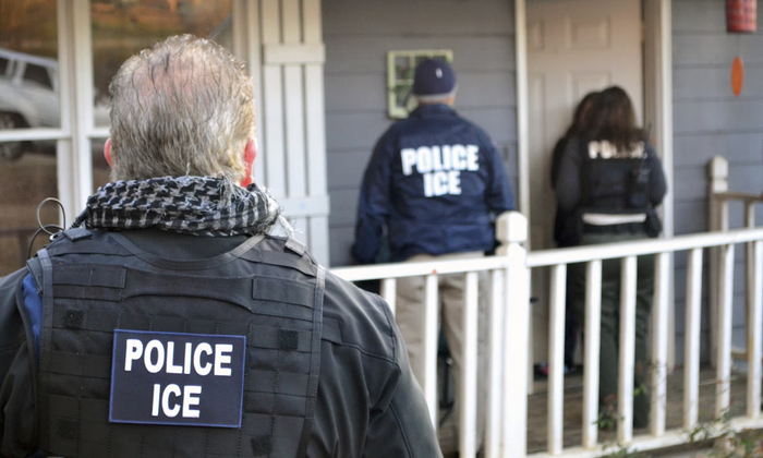 △移民和海关执法局展开执法行动（资料图）