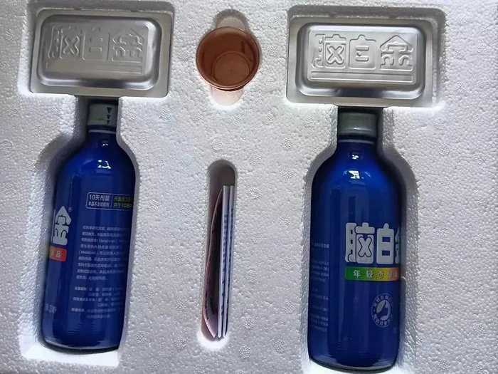 脑白金的主要成分是褪黑素/图源：社交媒体截图