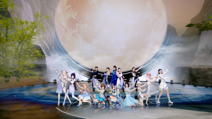 《寄明月》中王冰冰、央视网小C、SING、洛天依、乐正绫、暖暖等同台