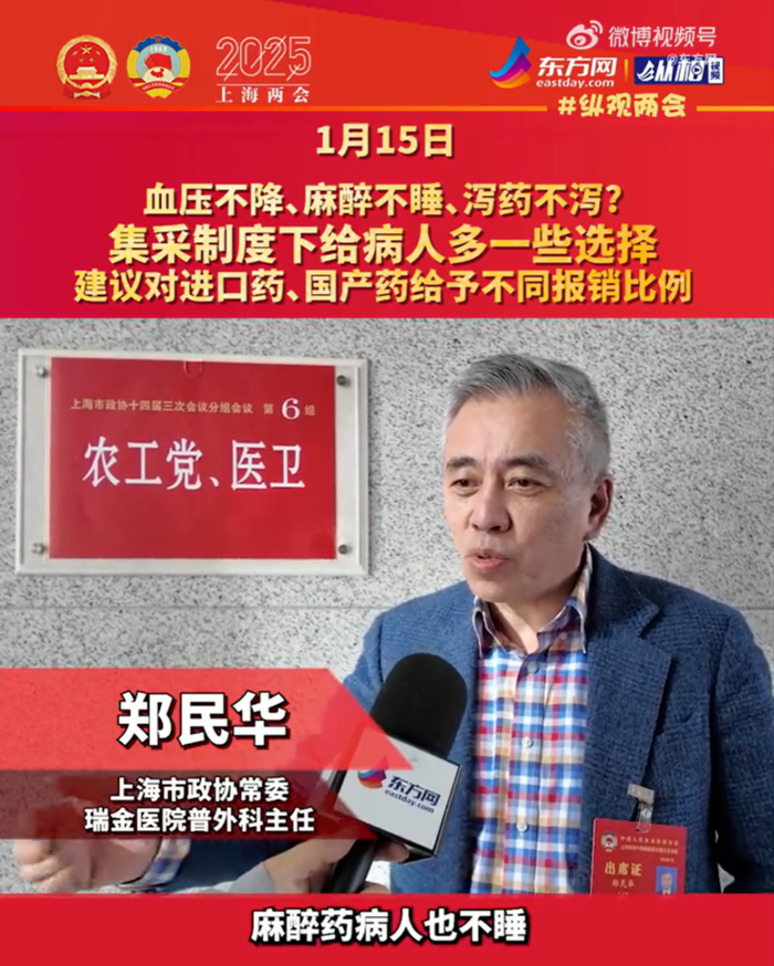 ▲上海市部分政协委员反映的集采药品质量参差不齐等情况