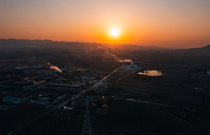 淄博的工业园 图源：图虫创意