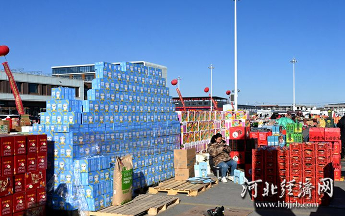 市场内，各类年货供应充足。 河北经济日报实习生 刘翼飞 摄