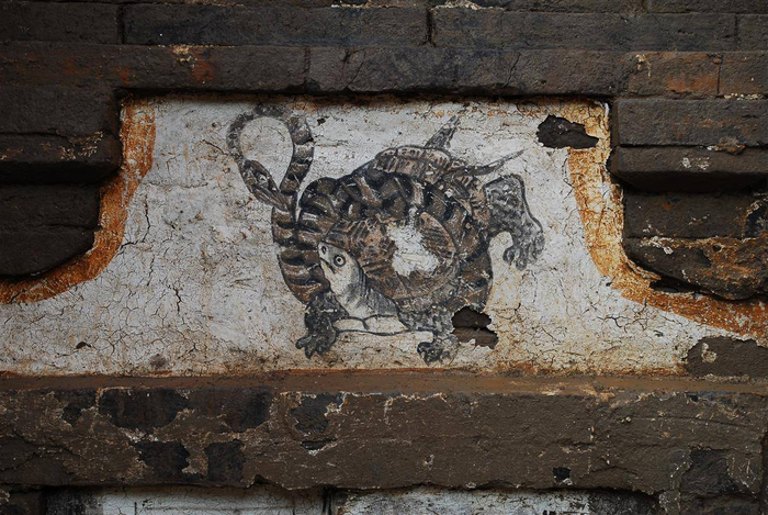 南宋 玄武图壁画 襄阳市博物馆藏（杨力摄）