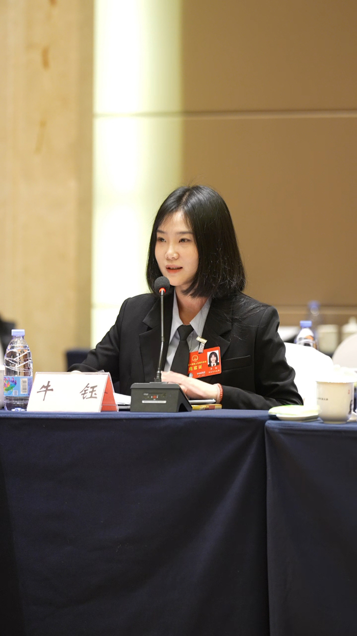 省人大代表 牛钰。受访者供图