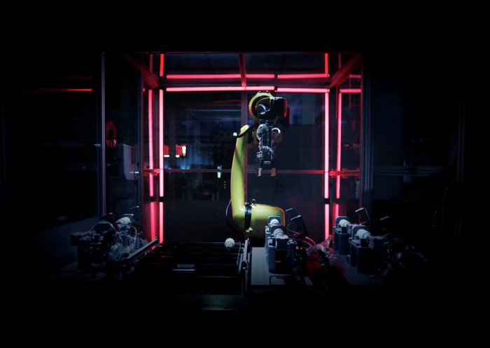 图：九牧绿色黑灯工厂