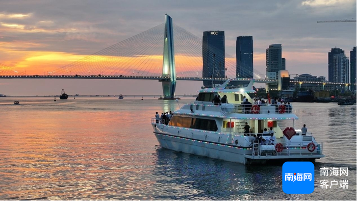 海旅03“海上追光之旅”游船。海南旅投供图