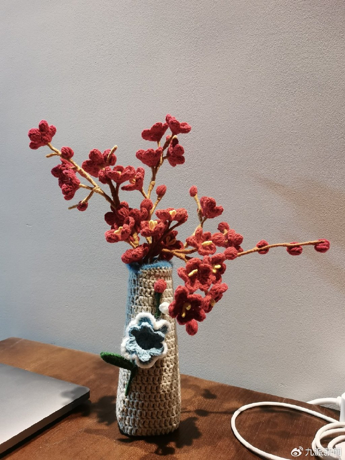 古月婆婆为今年过年做的装饰物。图/受访者提供