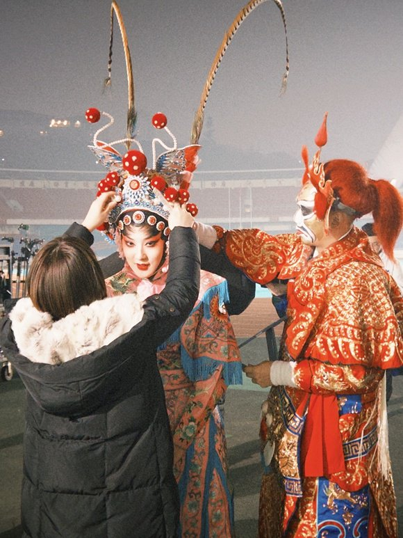 彩排现场。受访者供图