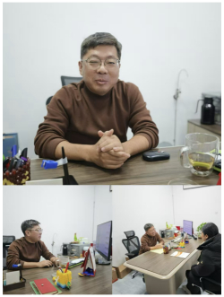 翟震刚。张玫/摄