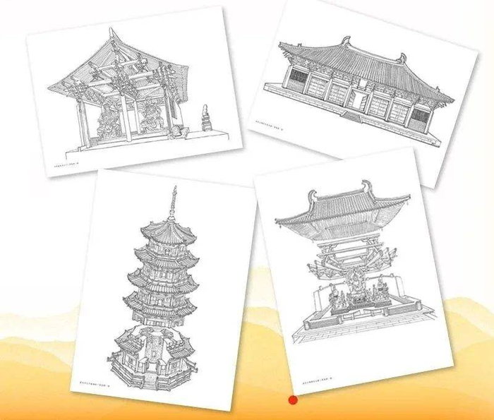 丰富多变的中国古代建筑。（出版方提供）