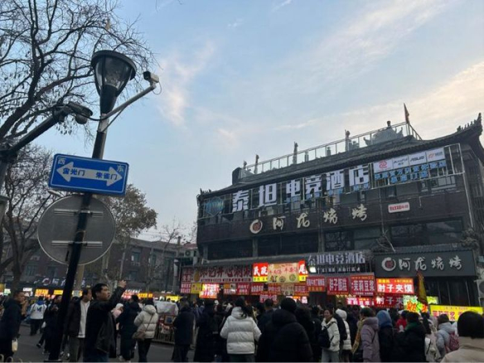 1月30日的小南门早市。李凯旋/摄