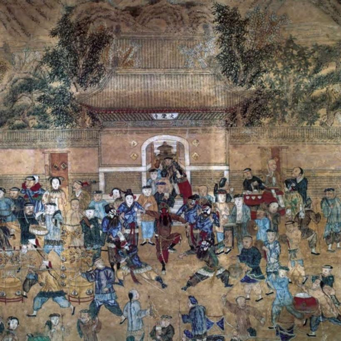 京西妙峰山庙会（局部图）