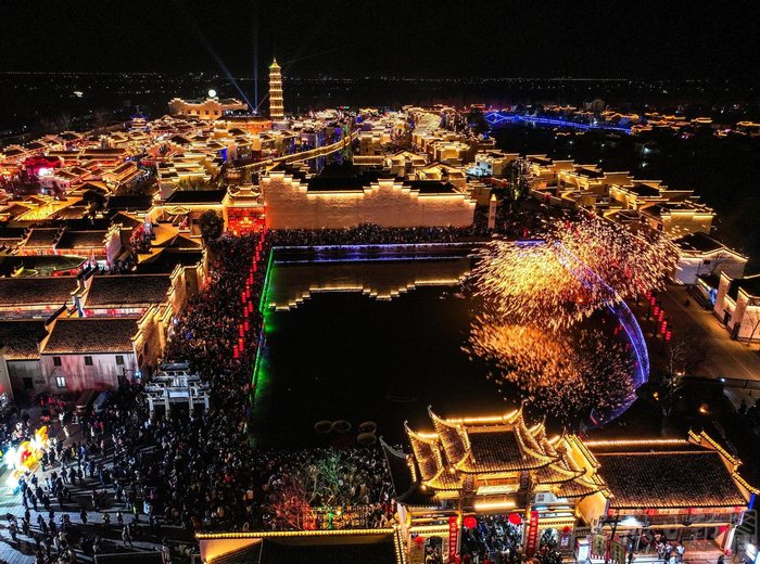  1月30日，铜陵市犁桥水镇。徐旻昊 摄