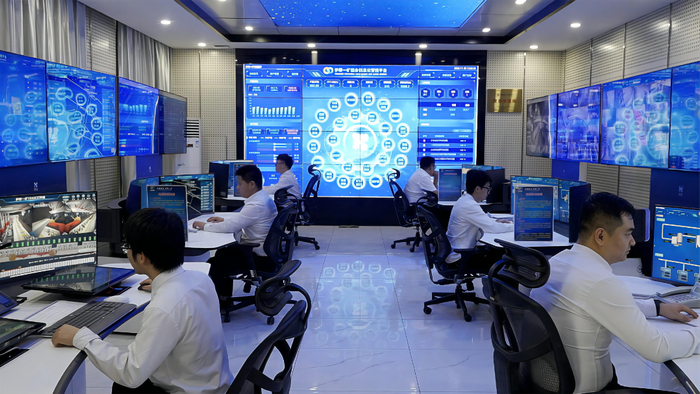 ▲伊犁一矿智慧矿山指挥中心