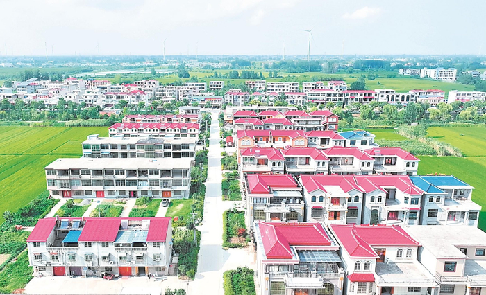 阜南县张寨镇建设和美乡村。（资料图片）