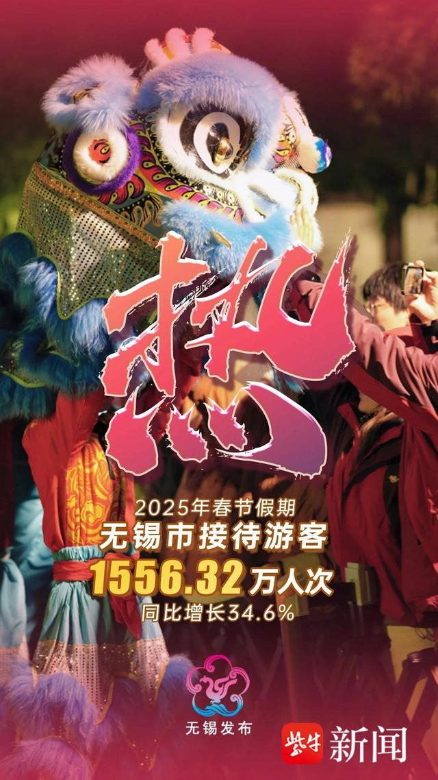 无锡文旅因春晚“爆火”。（图片来自无锡发布）