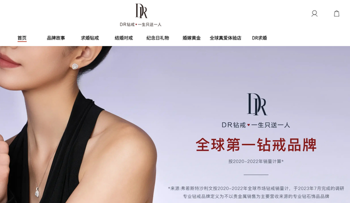 ▲DR官网截图