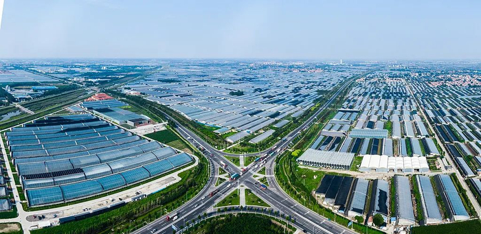 潍坊寿光现代农业设施。图：视觉中国
