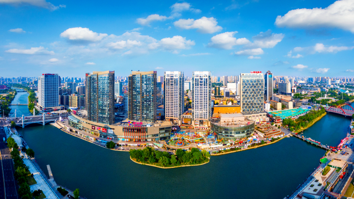 潍坊城市景观。李振龙/摄