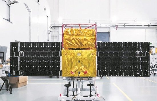 2024年，国星宇航联合研发的全球首颗AI大模型科学卫星发射。企业供图
