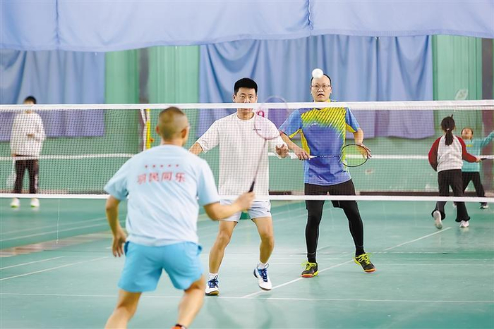     图为比赛现场。本报记者 王娜 本报通讯员 黄雪 何赛 摄