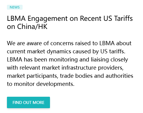 图片来源：伦敦金银市场协会