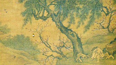     明代戴进《春耕图》（局部）