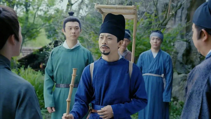 （图为片中刘禹锡在赴任途中化解矛盾纠纷）