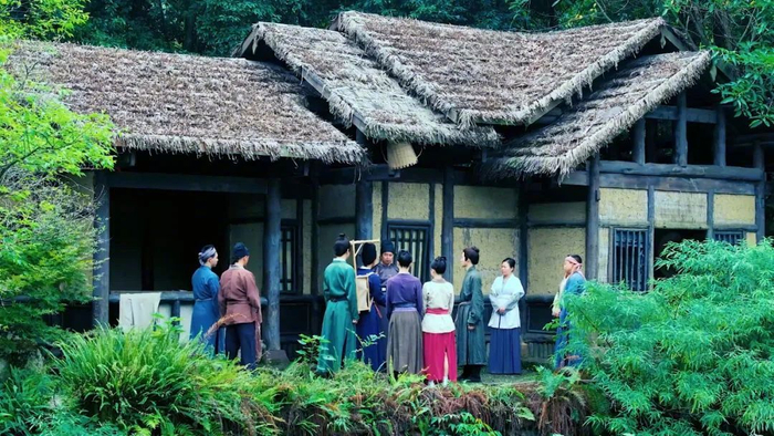 （图为片中刘禹锡化解矛盾纠纷）