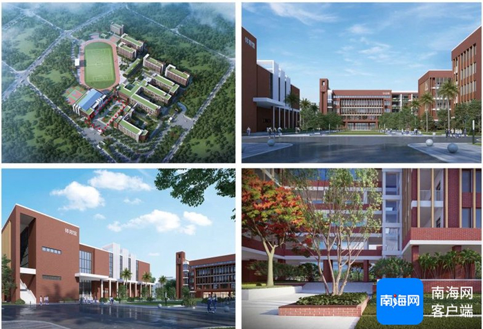 海口市琼山中学谭文学校。海口市琼山中学供图