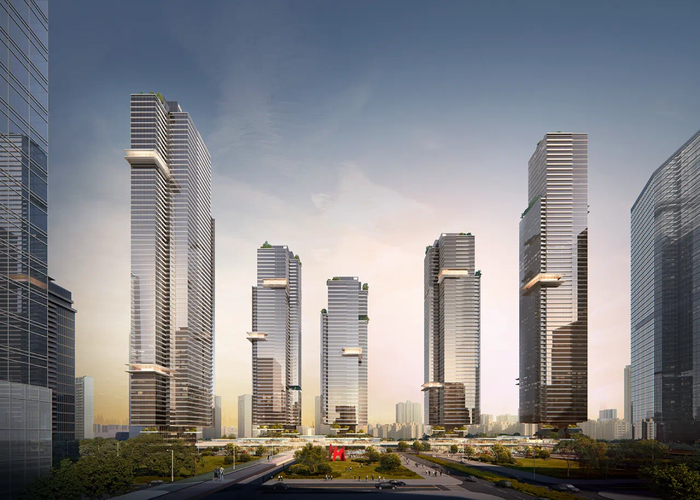 华润中海后海商住地项目效果图