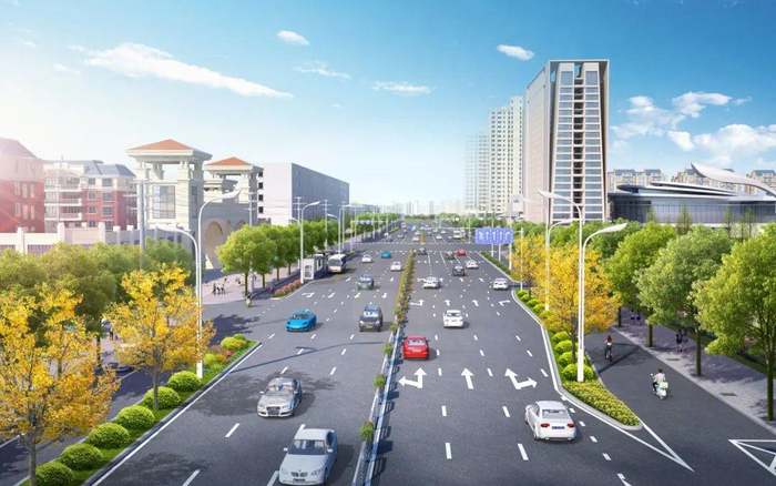 滨海大道建设项目效果图