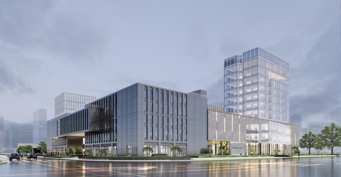 环龙门湖科创带产业孵化园一期项目效果图