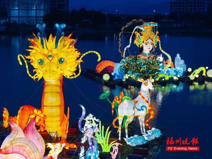 ▲“两马同春闹元宵”灯会