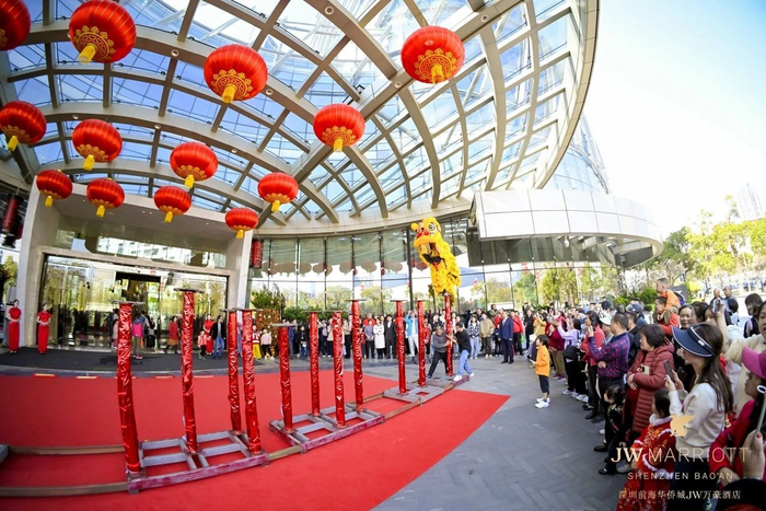 ▲深圳前海JW万豪酒店