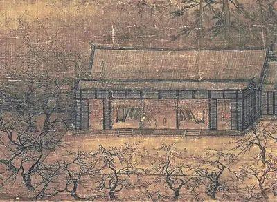 宋 马远《华灯侍宴图》（局部）