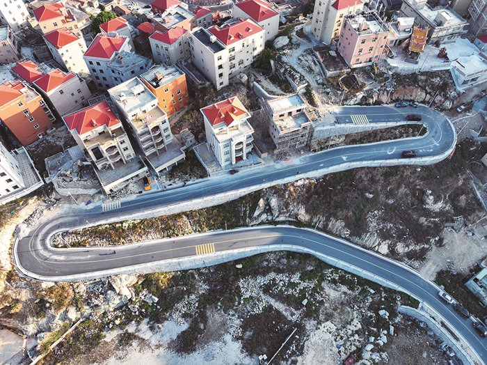 盘山公路 石狮日报 供图