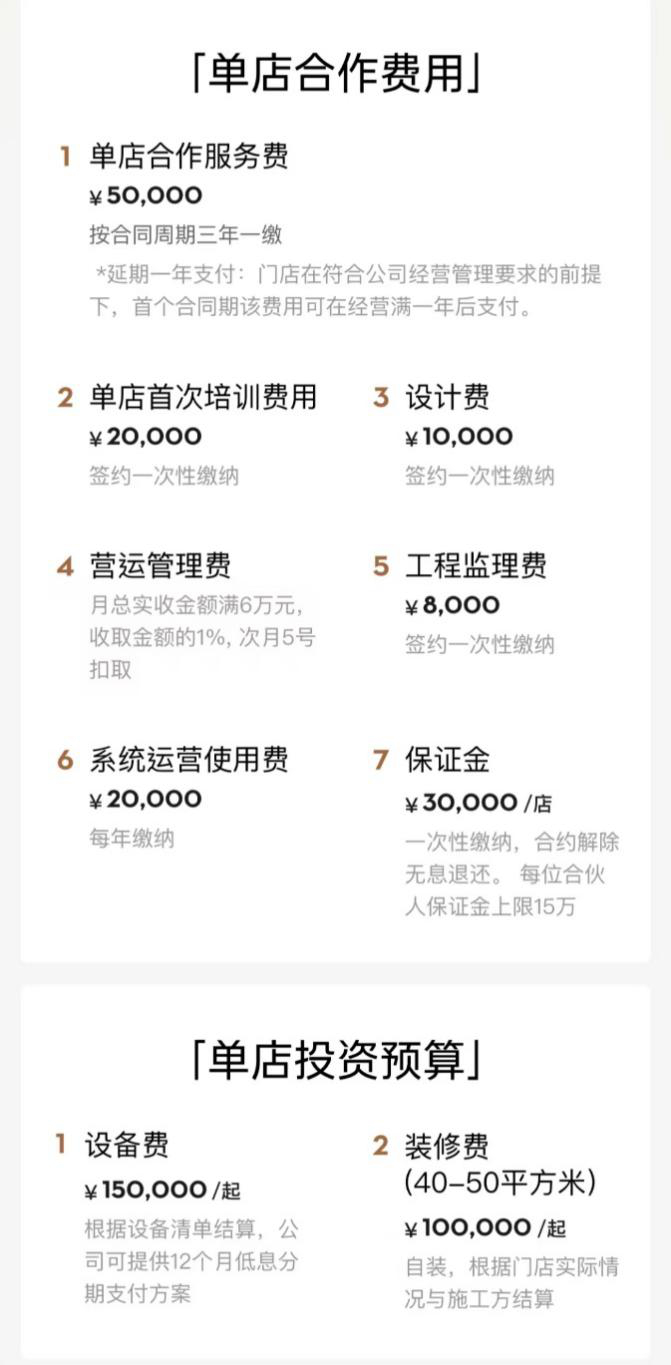 截取自喜茶事业合伙助手小程序。