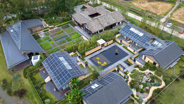 图注：华锐智呈参与打造的“零碳农庄”示范项目——儒缦原意农庄