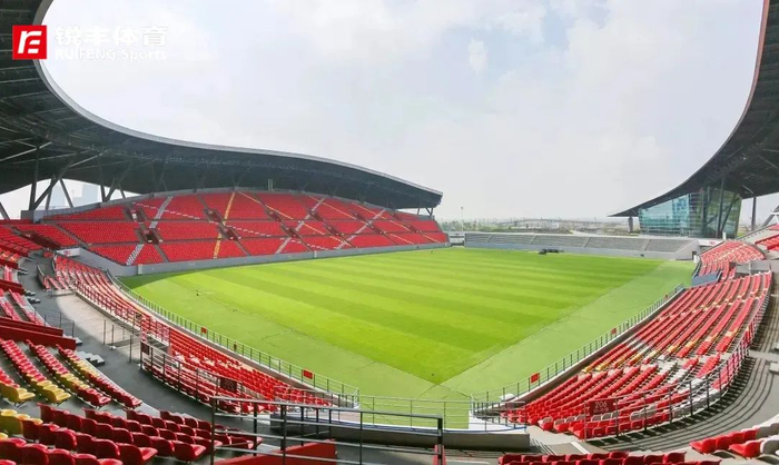 △肇庆新区体育中心足球场。图源 锐丰体育