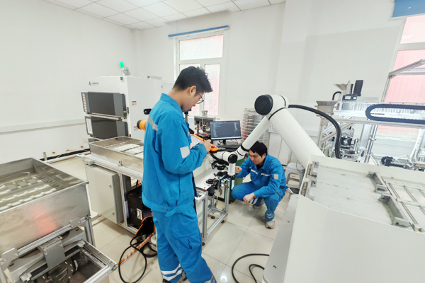 水泥实验室全自动物理检验系统调试