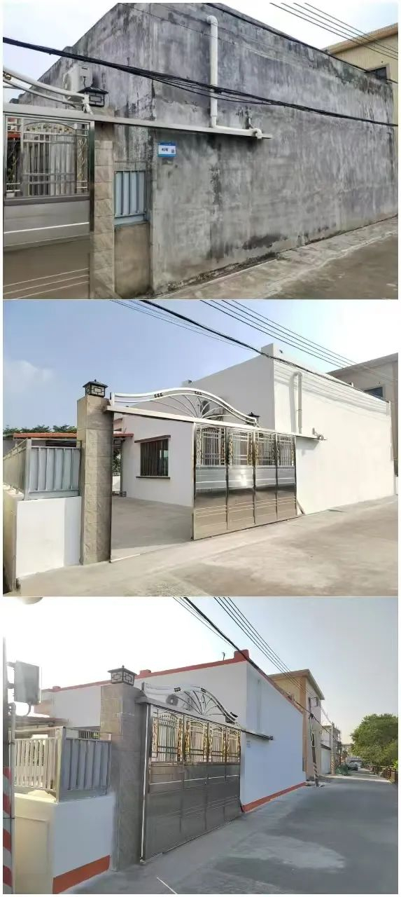 ▲新建村农房风貌管控前后对比