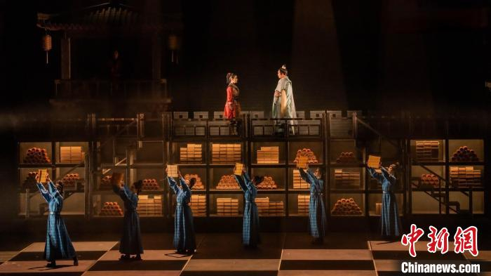 音乐剧《长安十二时辰》剧照。 北京天桥艺术中心供图